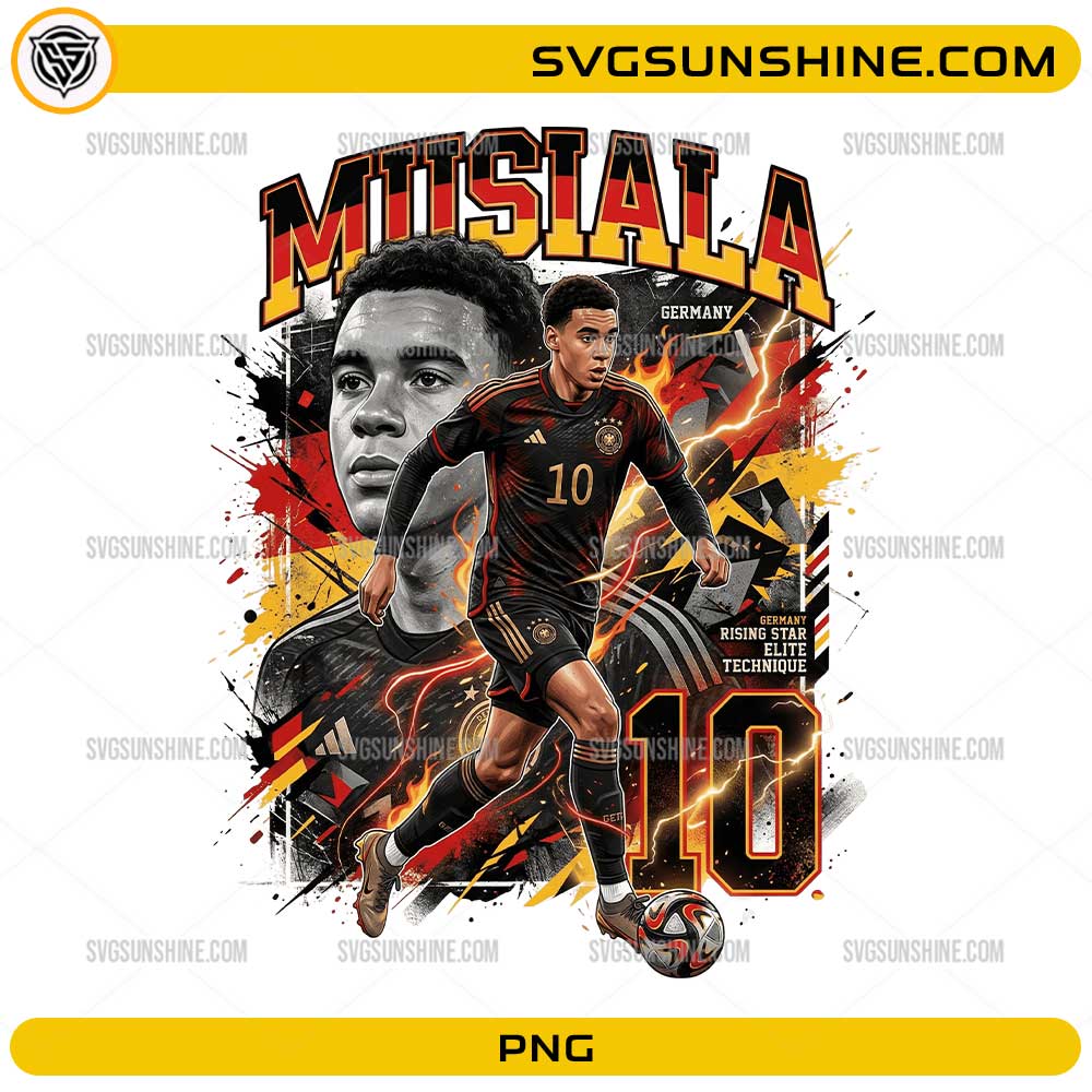 Musiala Germany World Cup 2026 PNG Fan Art Design