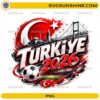 Türkiye 2026 Soccer PNG with Turkey flag soccer ball and Istanbul skyline