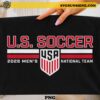 U.S. Soccer 2026 Men's National Team PNG featuring a bold USA-inspired soccer design for t-shirts, sublimation printing, Cricut projects, and football fan merchandise.
