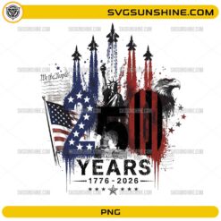 USA 250th Anniversary PNG featuring patriotic American symbols and 1776–2026 design