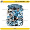 Valverde Uruguay Soccer PNG number 15 midfielder football design