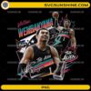 Victor Wembanyama Spurs PNG featuring The Alien basketball design with colorful retro graphics