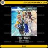 Final Fantasy X 25th Anniversary Collection PNG featuring Tidus, Yuna, and companions enjoying a tropical beach reunion.