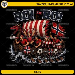 Ro Ro Norway Viking Soccer PNG Digital Download