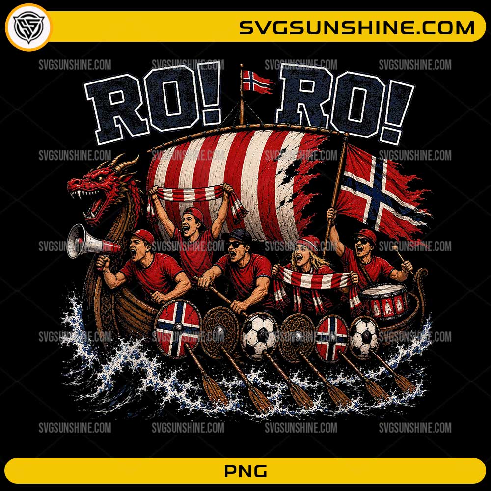 Ro Ro Norway Viking Soccer PNG Digital Download