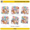 Back To School Dumpling Grade Level Bundle PNG with Pre-K Kindergarten First Second Third and Fourth Grade designs