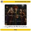 Barbie Hocus Pocus PNG featuring three witch sisters in a spooky Halloween scene
