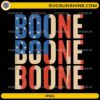 Boone USA Flag PNG with distressed American flag typography for patriotic sublimation and Cricut crafts.