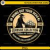 Bring Out Your Dead Plague Doctor PNG featuring a vintage plague doctor pushing a cart of skulls with gothic dark humor artwork for Cricut and sublimation.