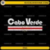 Cabo Verde Flag PNG Cabo Verdean pride design with flag stripe and yellow stars