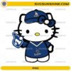 Cute kitty inspired baseball fan PNG wearing a blue baseball outfit with transparent background for sublimation and DIY crafts.