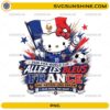 Cute kitty inspired France World Cup 2026 PNG wearing a France soccer jersey, holding the French flag and standing beside a soccer ball.