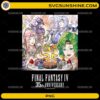 Final Fantasy IV 35th Anniversary Special PNG featuring iconic characters celebrating the 35th anniversary with commemorative artwork.