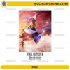 Final Fantasy X 25th Anniversary Yuna PNG featuring beautiful anniversary artwork of Yuna performing her iconic dance.