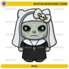 Hello Kitty Valak The Nun PNG gothic horror kitty digital design