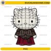 Horror Hello Kitty Hellraiser Pinhead PNG cute gothic horror digital design