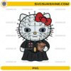 Horror Hello Kitty Pinhead Hellraiser PNG cute gothic horror digital design with puzzle box