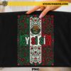 Mexican Flag Floral Eagle PNG with floral folk art design and ¿Y Sí Sí? text