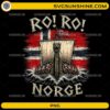 Ro Ro Norge Viking Longship PNG featuring a Viking ship with the Norwegian flag