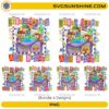 Toy Story Back To School Grade Bundle PNG with Kindergarten First Second Third Fourth and Fifth Grade designs