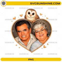 Custom Couple Portrait PNG featuring a personalized heart-shaped photo illustration with elegant decorative accents.