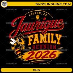 Custom Family Reunion 2026 PNG with vintage typography and customizable family reunion design for matching shirts.