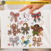 Disney Moana Bow PNG featuring Moana, Maui, Pua, Hei Hei, Kakamora, tropical bows, flowers, and island-themed artwork