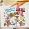 Disney Moana Hei Hei Pua PNG featuring tropical bows, flowers, seashells, Kakamora, and island-themed artwork