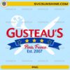 Gusteau's Paris France PNG chef-inspired restaurant design with crossed knives