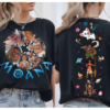 Moana Family Front And Back PNG featuring Moana family characters, Maui, Pua, Hei Hei, Kakamora, and tropical island artwork