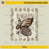 Philadelphia Eagles Football PNG vintage football team design with camouflage background and football graphic