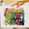 Spider-Man Brand New Day Comic Heroes PNG Design featuring colorful retro comic book superhero artwork
