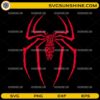 Spider-Man Great Responsibility SVG with red spider logo and inspirational superhero quote for Cricut and Silhouette