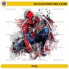Spiderman PNG Digital File, Watercolor Superhero Clipart, High Quality