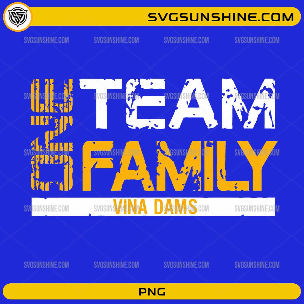 Team Family Vina Dams PNG distressed matching family shirt design digital download