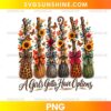 A Girl's Gotta Have Options Witch Broom PNG with decorative fall witch brooms, sunflowers, butterflies, autumn leaves, and bows