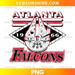 Atlanta Falcons Millennium Falcon PNG football-inspired spacecraft digital design