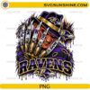 Baltimore Ravens Freddy Krueger PNG with Put Me In The Game quote and horror football design