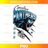 Carolina Panthers Bagheera PNG retro jungle cat football digital artwork