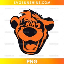 Chicago Bears Baloo The Jungle Book PNG retro bear football mascot design