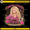 Dolly Parton Forever A Legend PNG tribute design with roses, guitar, butterflies and country music artwork