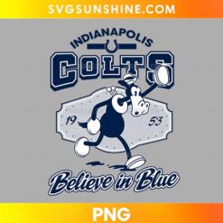 Indianapolis Colts Horace Horsecollar PNG vintage Colts Disney horse digital download