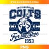 Indianapolis Colts Horace Horsecollar PNG vintage Indianapolis Colts cartoon horse digital download