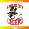 Kansas City Chiefs Big Bad Wolf Football PNG vintage cartoon wolf football digital design