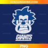 New York Giants Ralph PNG retro Big Blue cartoon football digital download