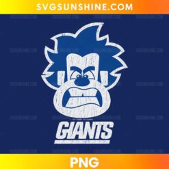 New York Giants Ralph PNG retro Big Blue cartoon football digital download