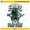Philadelphia Eagles Fly Fly PNG superhero football design with armored character and eagle mascot