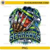 Seattle Seahawks Freddy Krueger PNG Put Me In The Game Halloween digital download design for football fans