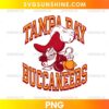 Tampa Bay Buccaneers Captain Hook PNG featuring pirate-themed football artwork and vintage sports typography