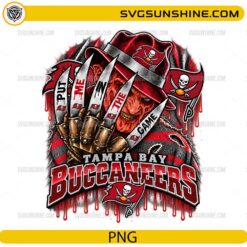 Tampa Bay Buccaneers Freddy Krueger PNG Put Me In The Game Halloween digital download design for football fans